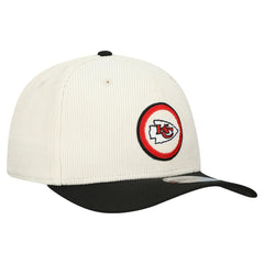 Kansas City Chiefs New Era Loyal Corduroy 9SEVENTY Adjustable Hat Stone - NFL