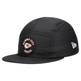 Kansas City Chiefs New Era Quilted Camper Adjustable Hat Black - NFL