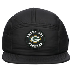 Green Bay Packers New Era Quilted Camper Adjustable Hat Black - NFL