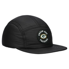 Green Bay Packers New Era Quilted Camper Adjustable Hat Black - NFL