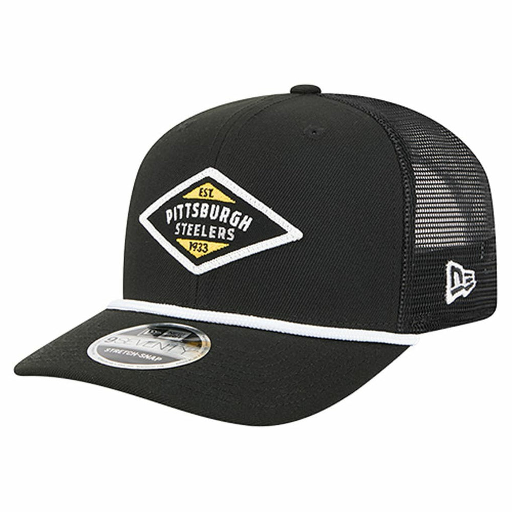 Pittsburgh Steelers New Era Team 9SEVENTY Adjustable Hat Black - NFL