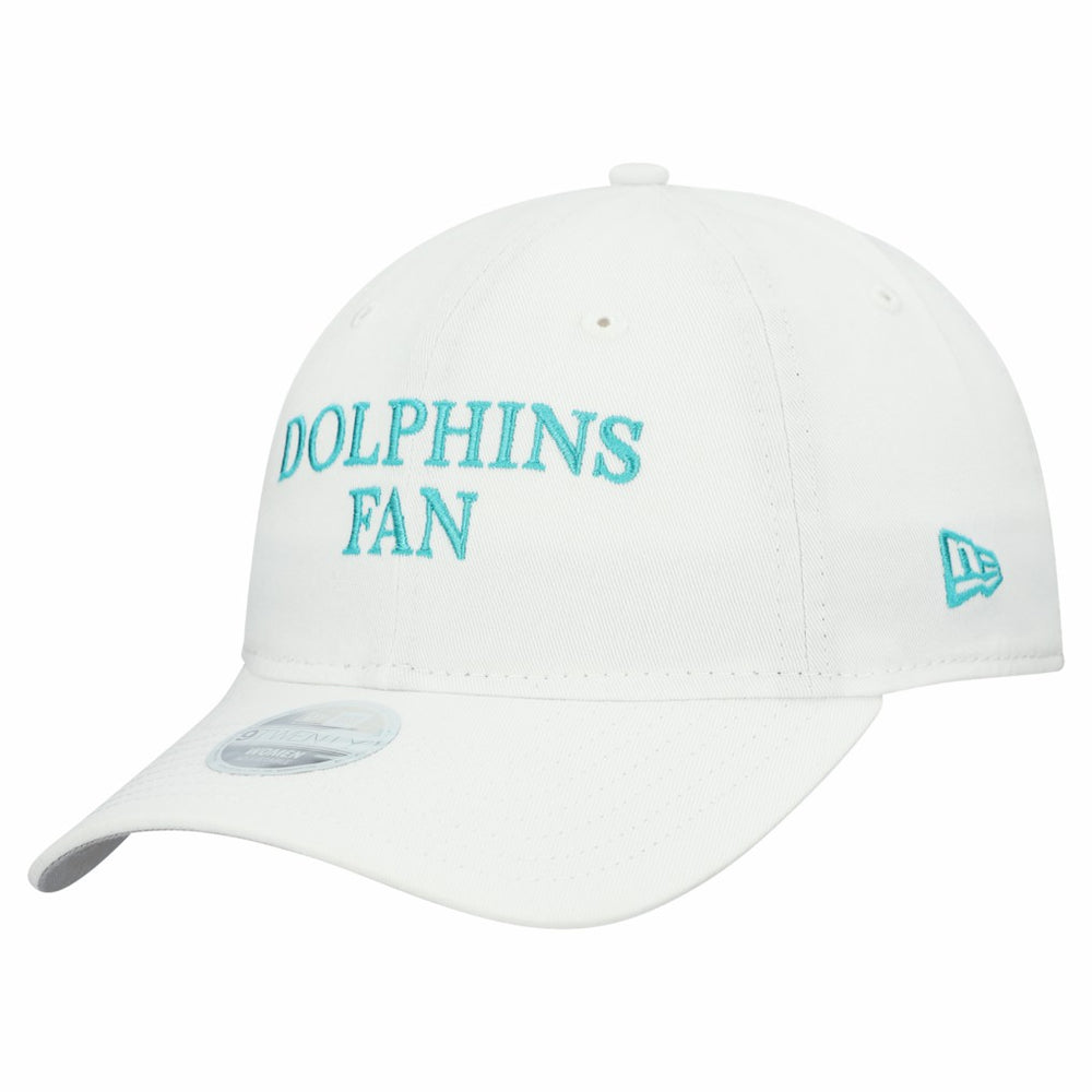 Miami Dolphins New Era Women's Team Fan 9TWENTY Adjustable Hat White - NFL
