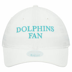 Miami Dolphins New Era Women's Team Fan 9TWENTY Adjustable Hat White - NFL