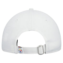 Pittsburgh Steelers New Era Women's Team Fan 9TWENTY Adjustable Hat White - NFL