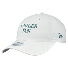 Philadelphia Eagles New Era Women's Team Fan 9TWENTY Adjustable Hat White - NFL
