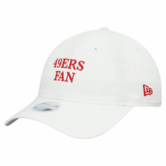 San Francisco 49ers New Era Women's Team Fan 9TWENTY Adjustable Hat White - NFL