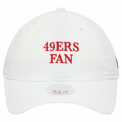 San Francisco 49ers New Era Women's Team Fan 9TWENTY Adjustable Hat White - NFL