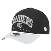 Las Vegas Raiders New Era Arch COOLERA 9FORTY A-Frame M-Crown Adjustable Hat Black - NFL