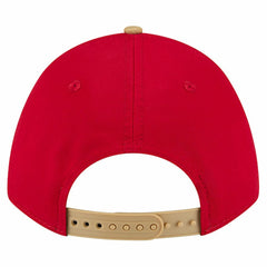 San Francisco 49ers New Era Throwback Arch COOLERA 9FORTY A-Frame M-Crown Adjustable Hat Scarlet - NFL