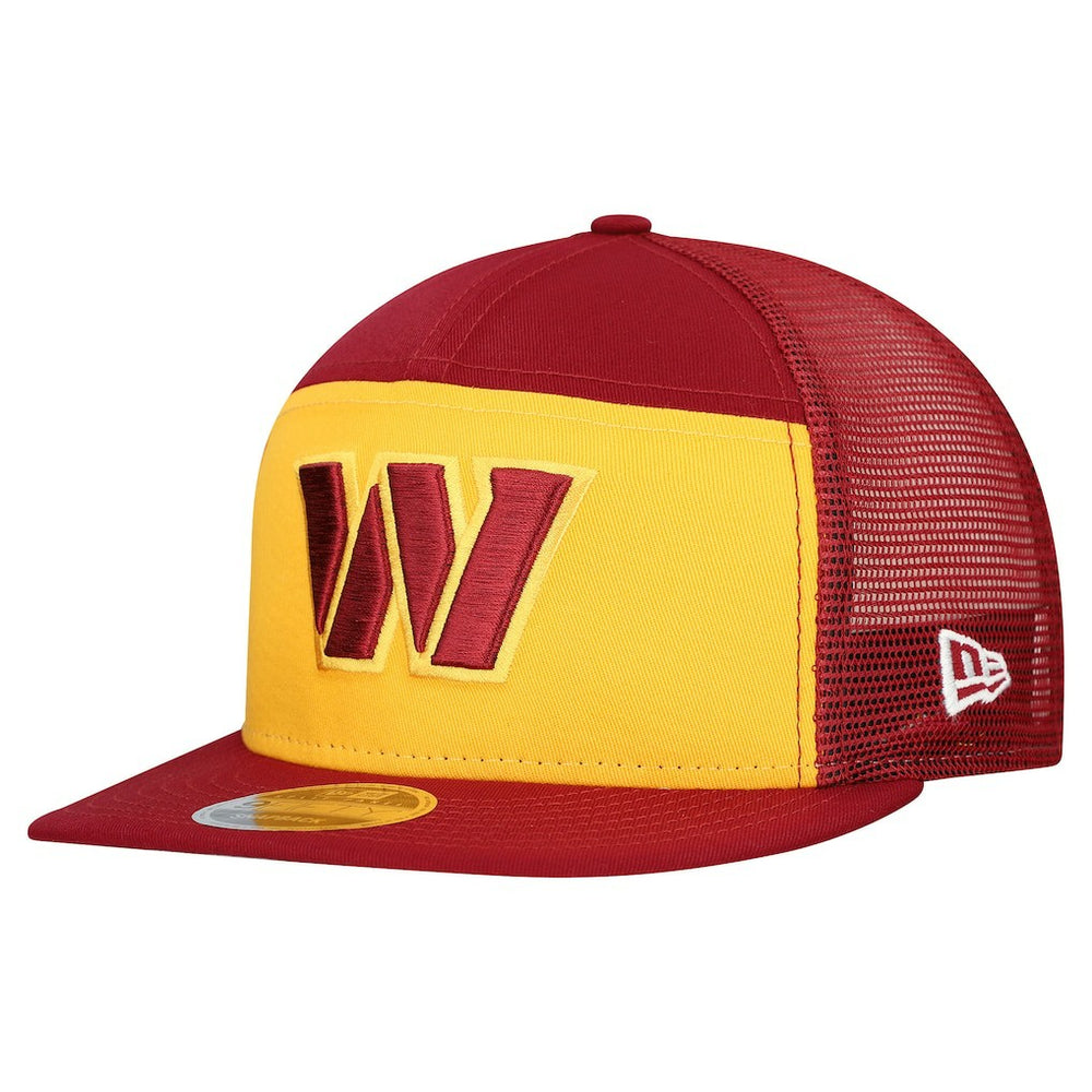 Washington Commanders New Era Outdoor Split Panel 9FIFTY Snapback Hat Gold/Burgundy - NFL
