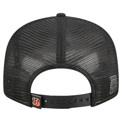 Cincinnati Bengals New Era Outdoor Split Panel 9FIFTY Snapback Hat Orange/Black - NFL