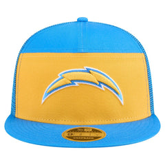 Los Angeles Chargers New Era Outdoor Split Panel 9FIFTY Snapback Hat Gold/Powder Blue - NFL