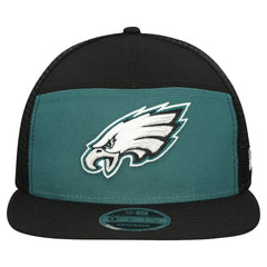 Philadelphia Eagles New Era Outdoor Split Panel 9FIFTY Snapback Hat Midnight Green/Black - NFL