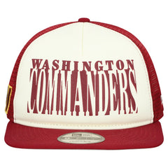Washington Commanders New Era Cutout A-Frame 9FIFTY Snapback Hat Cream/Burgundy - NFL