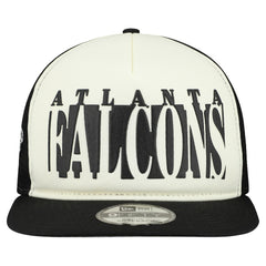 Atlanta Falcons New Era Cutout A-Frame 9FIFTY Snapback Hat Cream/Black - NFL