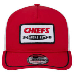 Kansas City Chiefs New Era Patch 19TWENTY Adjustable Hat Red/White - NFL