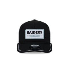 Las Vegas Raiders New Era Patch 19TWENTY Adjustable Hat Black/White - NFL