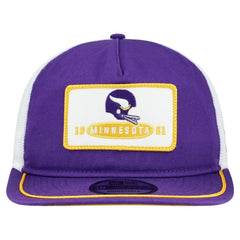 Minnesota Vikings New Era Patch 19TWENTY Adjustable Hat Purple/White - NFL