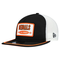 Cincinnati Bengals New Era Patch 19TWENTY Adjustable Hat Black/White - NFL