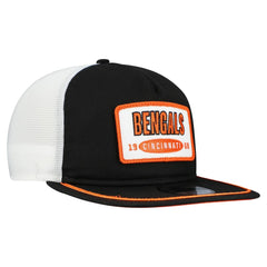 Cincinnati Bengals New Era Patch 19TWENTY Adjustable Hat Black/White - NFL