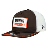 Cleveland Browns New Era Patch 19TWENTY Adjustable Hat Brown/White - NFL