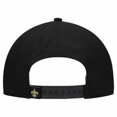 New Orleans Saints New Era Women's Metallic 9FORTY M-Crown A-Frame Adjustable Hat Black - NFL