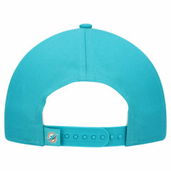 Miami Dolphins New Era Women's Metallic 9FORTY M-Crown A-Frame Adjustable Hat Aqua - NFL