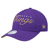 Minnesota Vikings New Era Women's Metallic 9FORTY M-Crown A-Frame Adjustable Hat Purple - NFL
