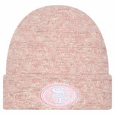 San Francisco 49ers New Era Women's Metallic Cuffed Knit Hat Pink - NFL
