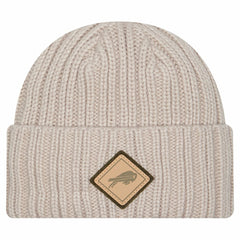 Buffalo Bills New Era Logo Applique Cuffed Knit Hat Light Beige - NFL