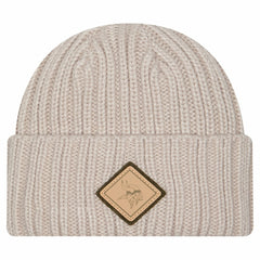 Minnesota Vikings New Era Logo Applique Cuffed Knit Hat Light Beige - NFL