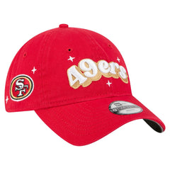 San Francisco 49ers New Era Girls Youth Cheer 9TWENTY Adjustable Hat Scarlet - NFL