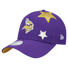 Minnesota Vikings New Era Women's Stardom A-Frame 9FORTY Adjustable Hat Purple - NFL