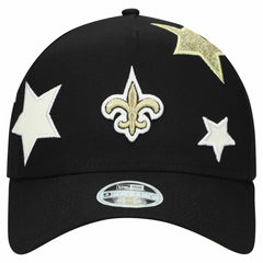 New Orleans Saints New Era Women's Stardom A-Frame 9FORTY Adjustable Hat Black - NFL