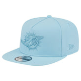 Miami Dolphins New Era Color Pack A-Frame 9FIFTY Snapback Hat Light Blue - NFL
