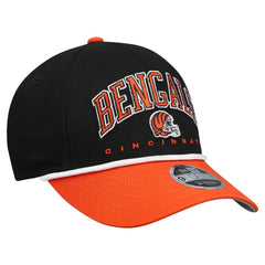 Cincinnati Bengals New Era Youth Arch COOLERA 9FORTY A-Frame Adjustable Hat Black/Orange - NFL