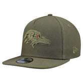 Baltimore Ravens New Era Youth Color Pack A-Frame 9FIFTY Snapback Hat Olive - NFL