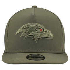 Baltimore Ravens New Era Youth Color Pack A-Frame 9FIFTY Snapback Hat Olive - NFL