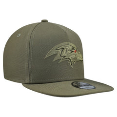 Baltimore Ravens New Era Youth Color Pack A-Frame 9FIFTY Snapback Hat Olive - NFL