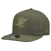 Miami Dolphins New Era Youth Color Pack A-Frame 9FIFTY Snapback Hat Olive - NFL