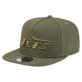 New York Jets New Era Youth Color Pack A-Frame 9FIFTY Snapback Hat Olive - NFL