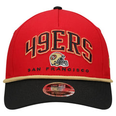 San Francisco 49ers New Era Preschool Arch COOLERA 9FORTY A-Frame M-Crown Adjustable Hat Scarlet/Gold - NFL