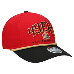 San Francisco 49ers New Era Preschool Arch COOLERA 9FORTY A-Frame M-Crown Adjustable Hat Scarlet/Gold - NFL