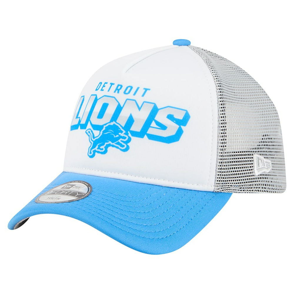 Detroit Lions New Era Preschool 9FORTY A-Frame Adjustable Hat White - NFL