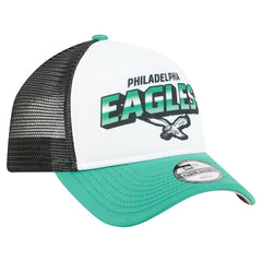 Philadelphia Eagles New Era Preschool 9FORTY A-Frame Adjustable Hat White - NFL