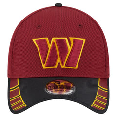 Washington Commanders New Era Visor Hit 39THIRTY Flex Hat Burgundy - NFL