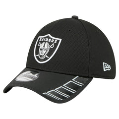 Las Vegas Raiders New Era Visor Hit 39THIRTY Flex Hat Black - NFL