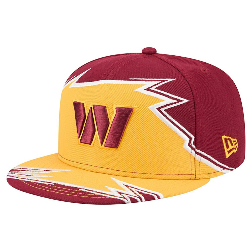 Washington Commanders New Era Break 59FIFTY Fitted Hat Burgundy/Gold - NFL