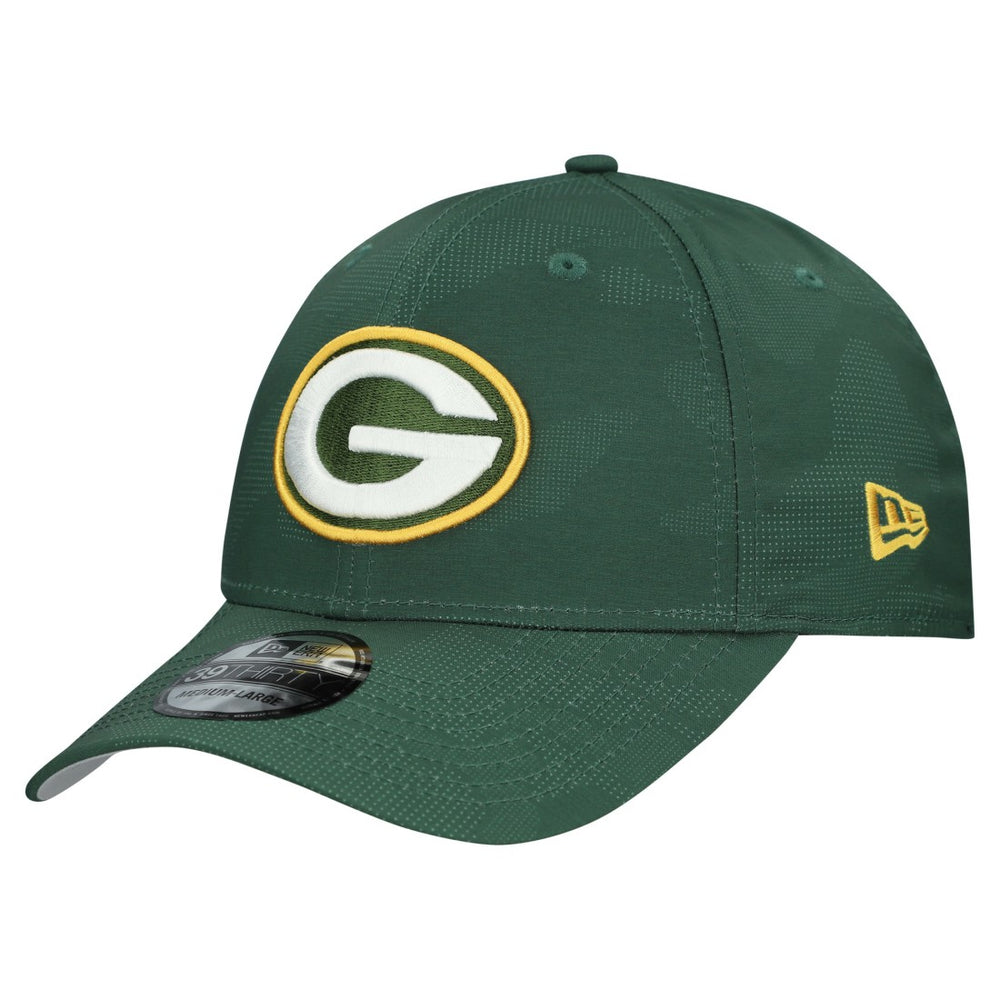 Green Bay Packers New Era Tonal Camo 39THIRTY Stretch Fit Hat Green - NFL