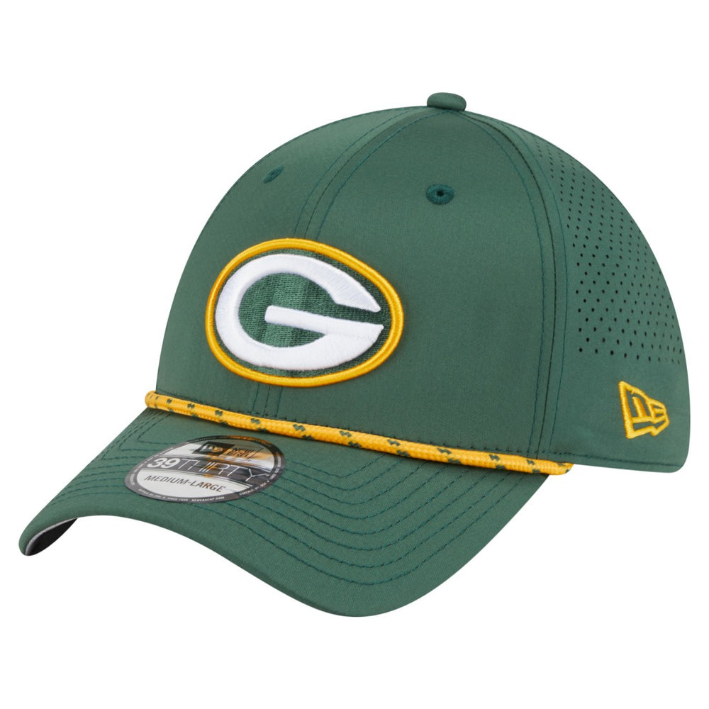 Green Bay Packers New Era Perforated 39THIRTY Flex Hat Green - NFL